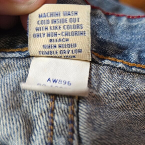 Vintage ABERCROMBIE & FITCH ( 2) AW896 Distressed Boot Leg Mid Rise Jea… - Picture 8 of 8